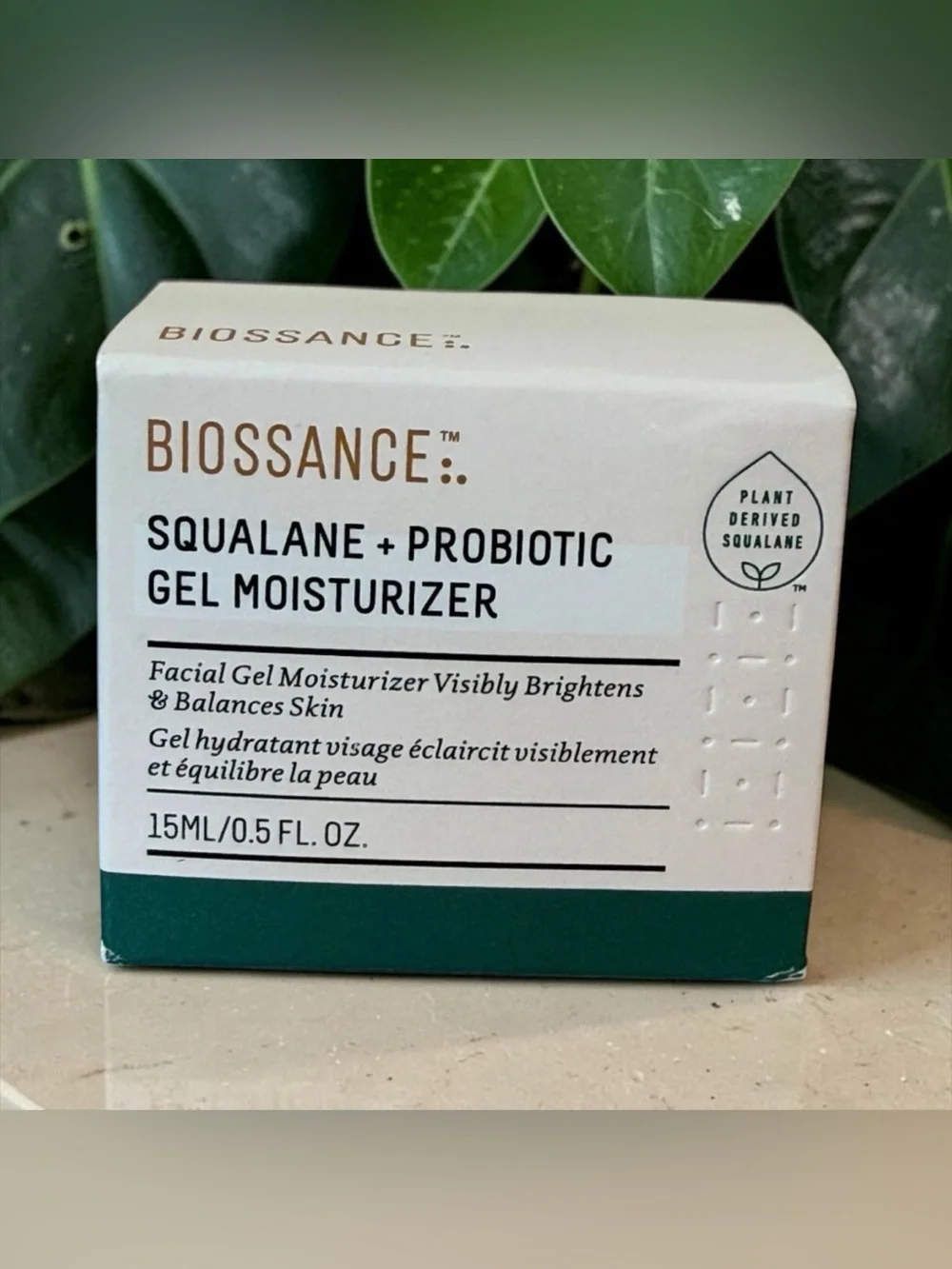 Biossance Squalane Probotic Gel  Mosturizer 0.5 oz
